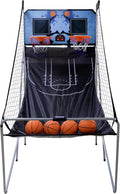 Foldable Indoor Basketball Arcade Game with LED Scoreboard G885082
