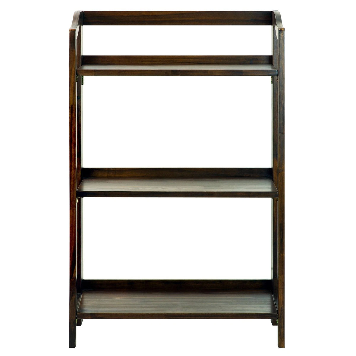 Espresso 3-Shelf Folding Bookcase Z30754