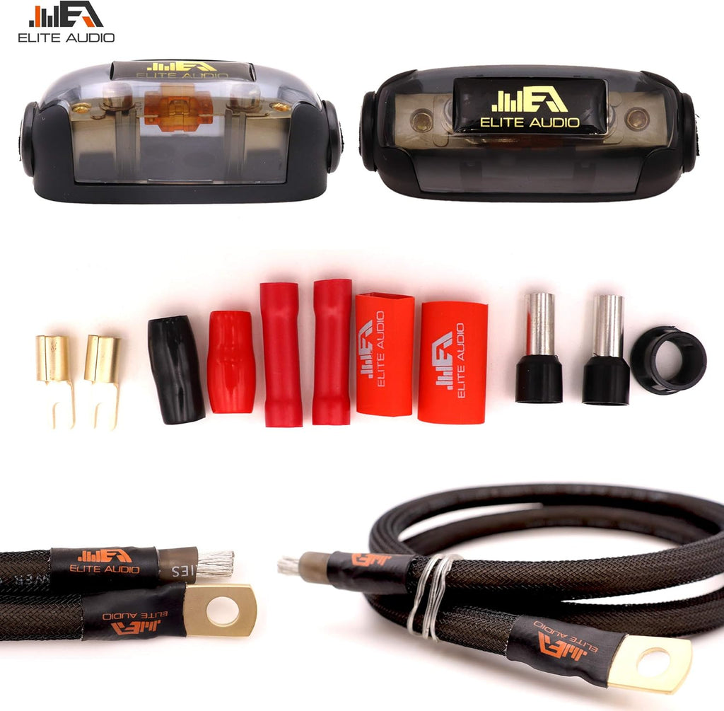 4 Gauge 100% Copper Amplifier Wiring Kit J30843