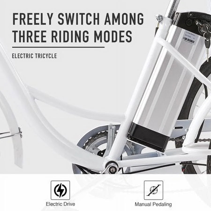24inch 3 Wheel Electric Tricycle with 250w Motor E652229