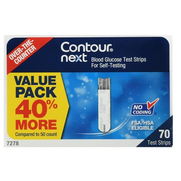 Blood Glucose Test Strips 70 Count V94358