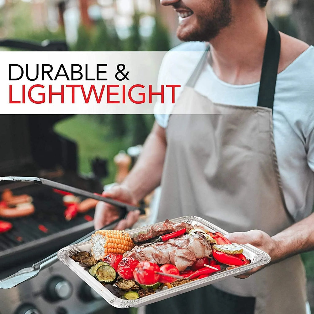 Aluminum Disposable Broiler Pan 100 Qty E1801