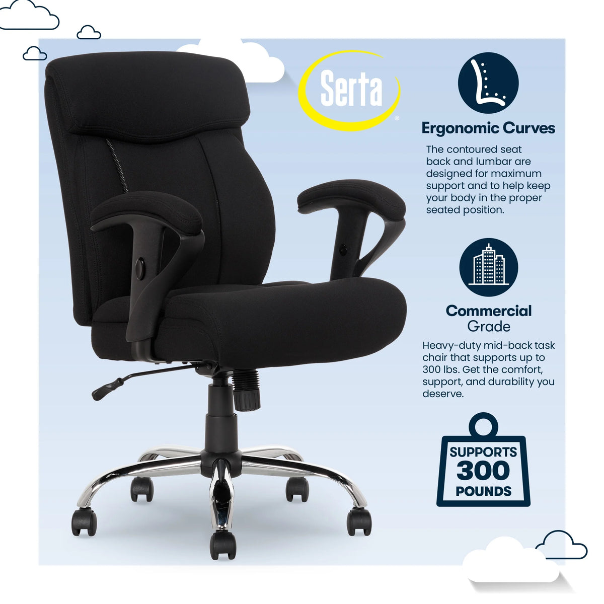 Dark Gray Task Office Chair F668053