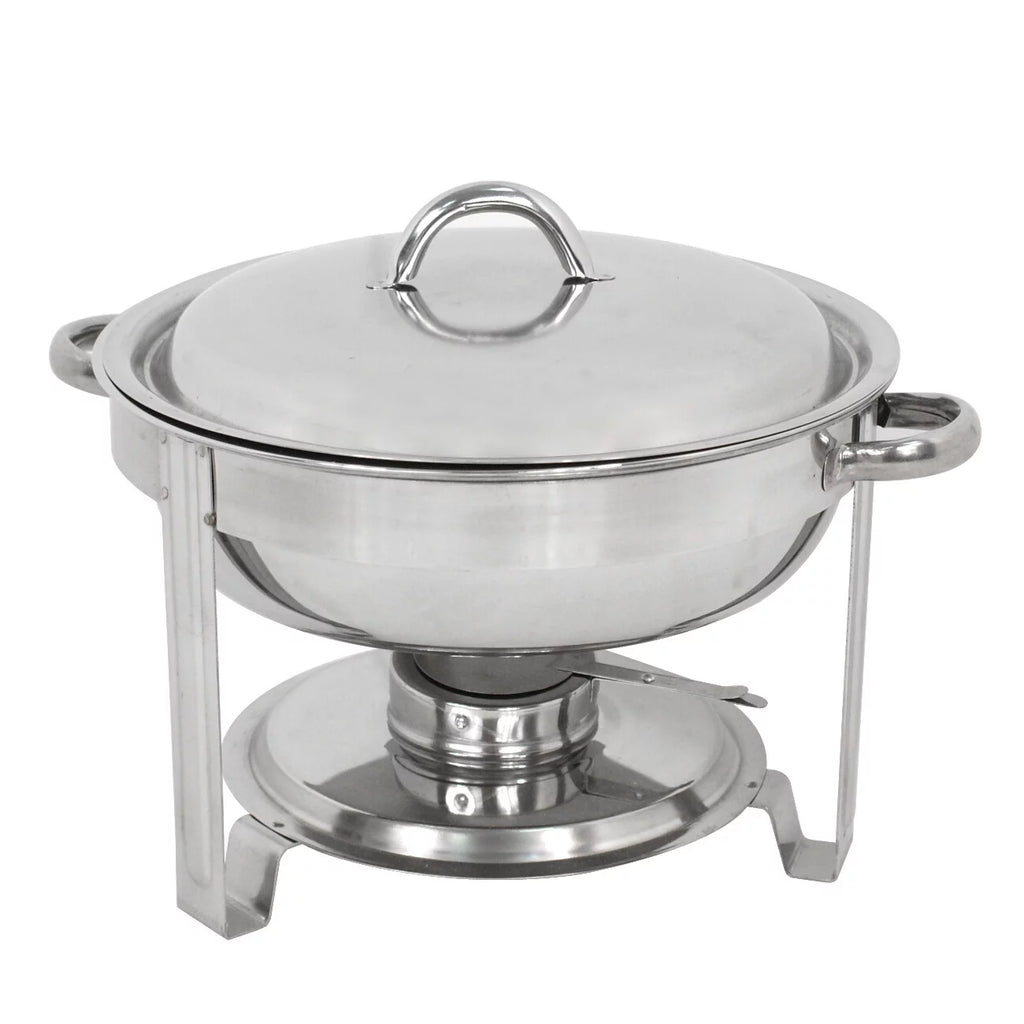 Round Chafing Dish 5Qt Buffet Stove Set I54426