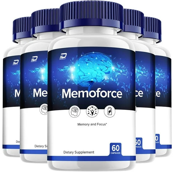 All-Natural Memory and Focus Support Capsules 5 Pack 300 Capsules S6693