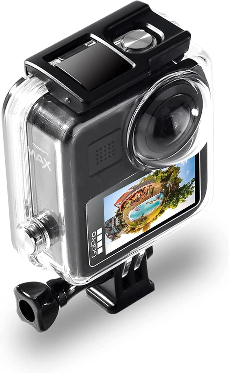 Waterproof Underwater Diving Protective Housing Case with Bracket Accessories X2841