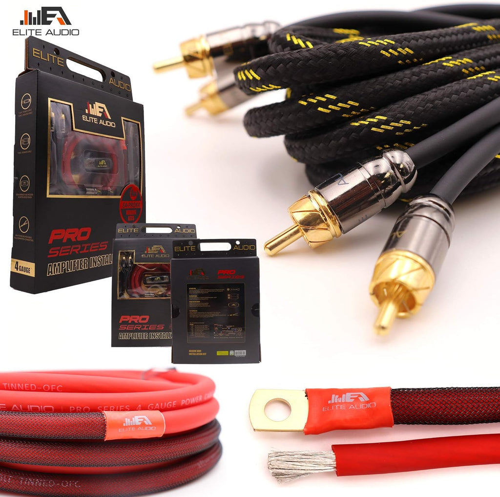 4 Gauge 100% Copper Amplifier Wiring Kit J30843