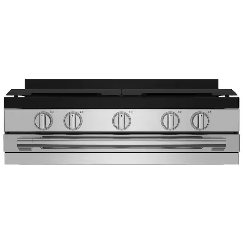 5 Burners Freestanding Gas Range Stainless Steel Self Clean I39383