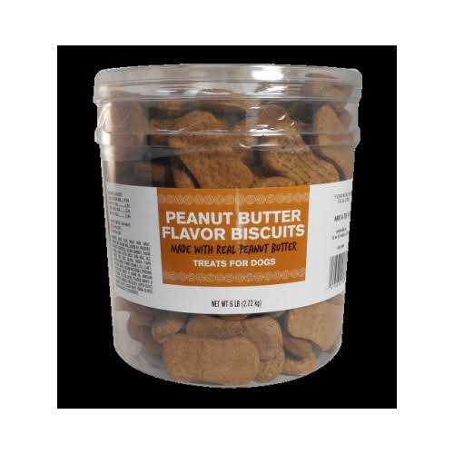 Peanut Butter Flavor Dog Biscuits 6 lb U181