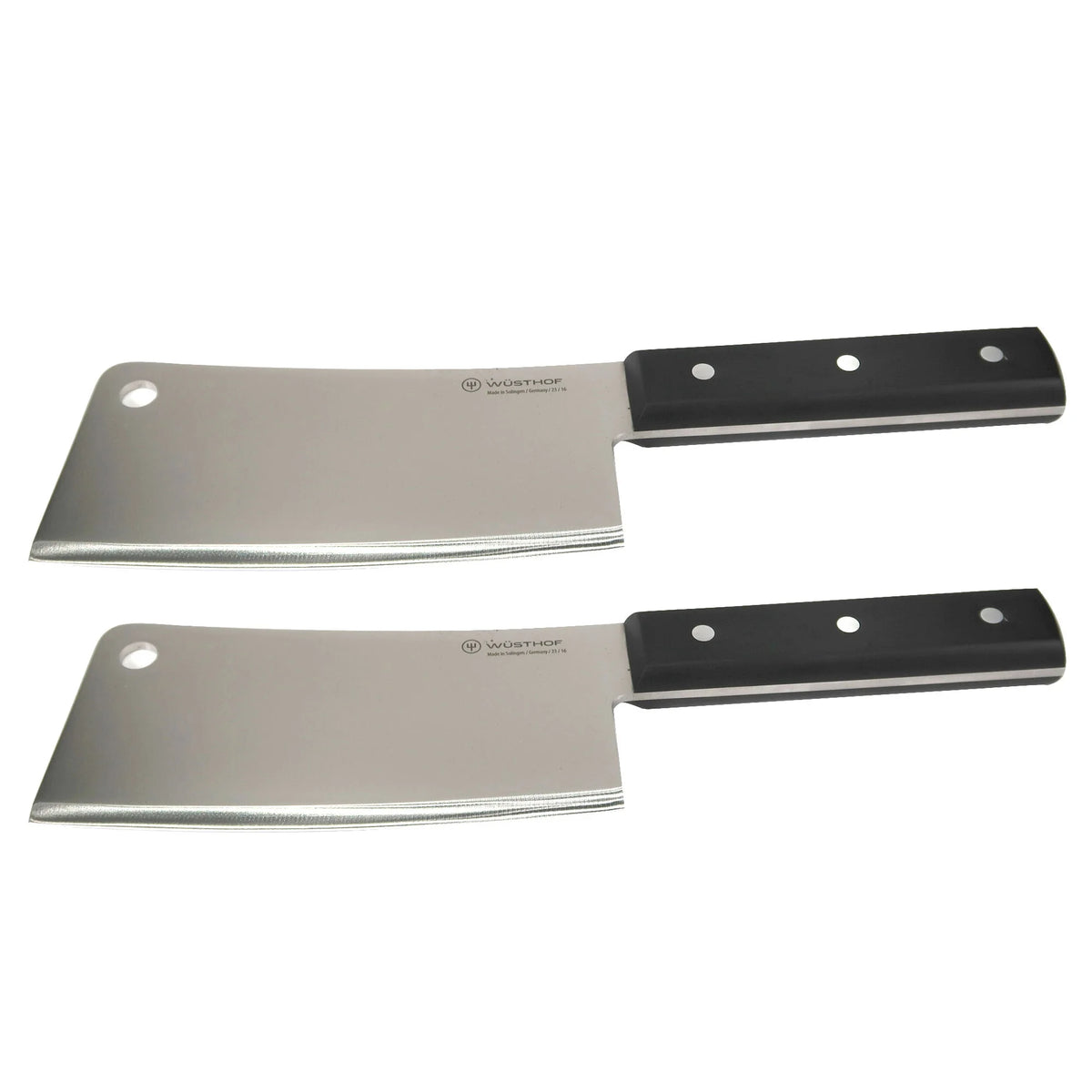 2x 6" Cleaver Knives Black K11566