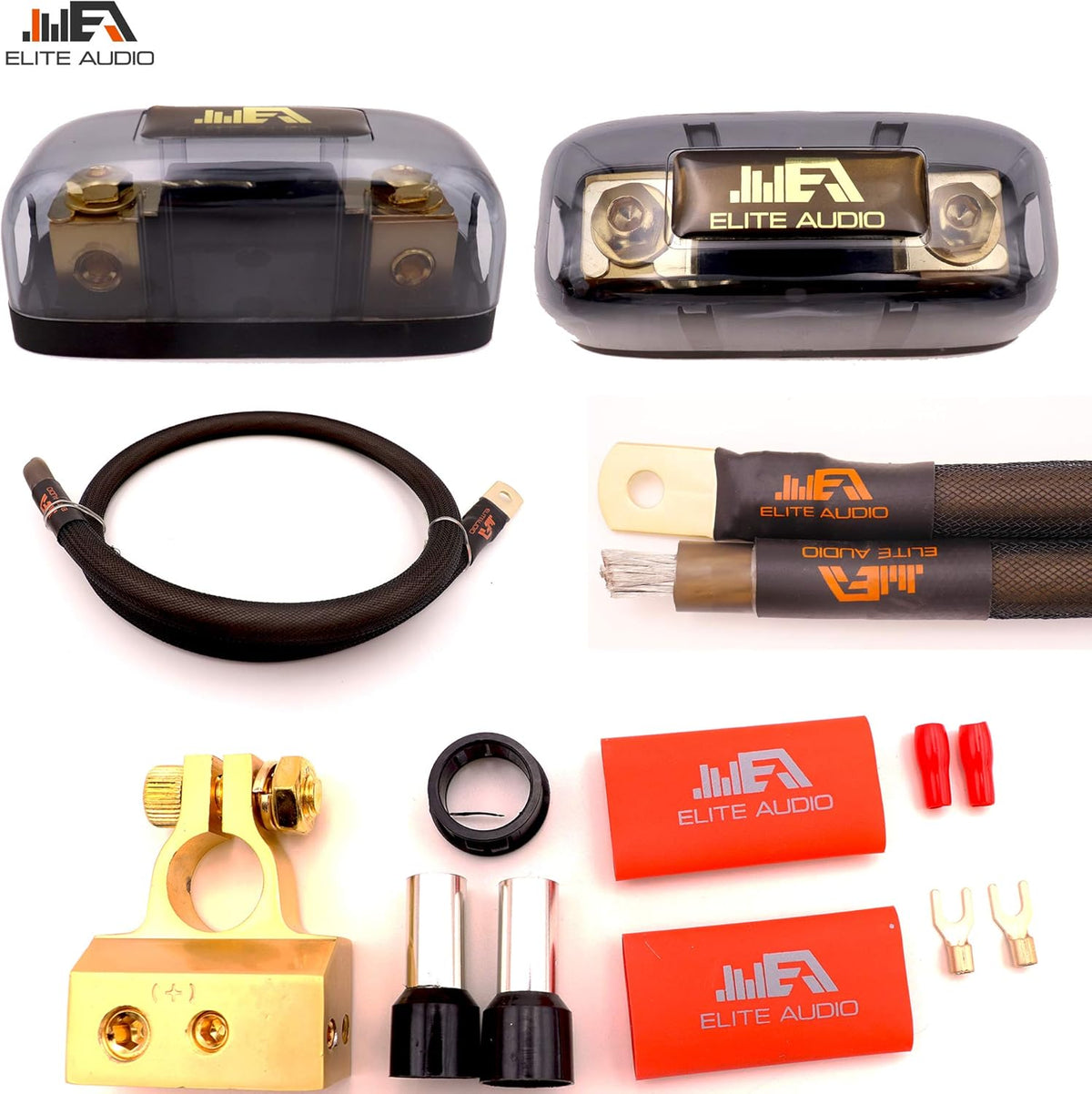 4 Gauge 100% Copper Amplifier Wiring Kit J30843