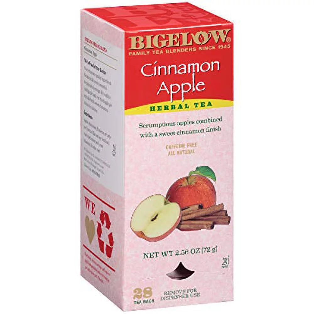 Cinnamon Apple Herbal Tea Bags 28-Count Pack Of 6 G5863