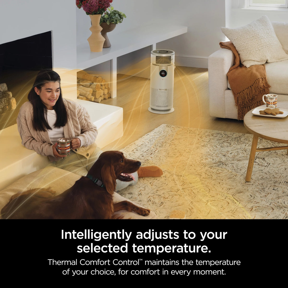 3-in-1 Air Purifier, Heater & Fan, HEPA Filter, White K422352