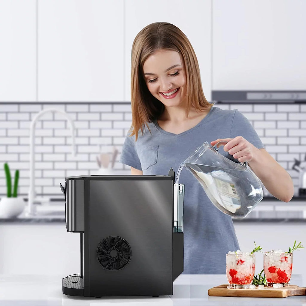 Black Countertop Nugget Ice Maker L7883