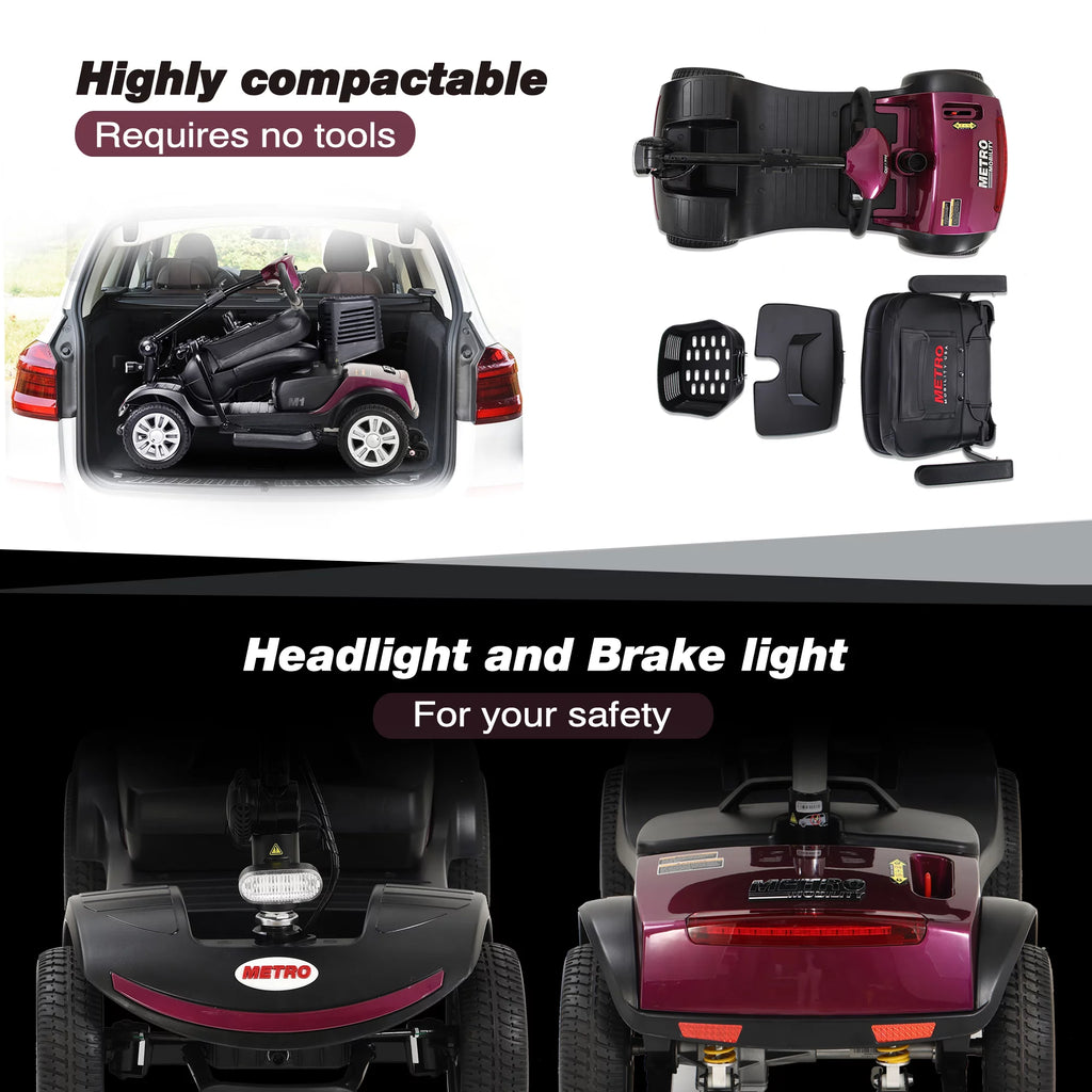 Folding 4 Wheel Scooter P2364