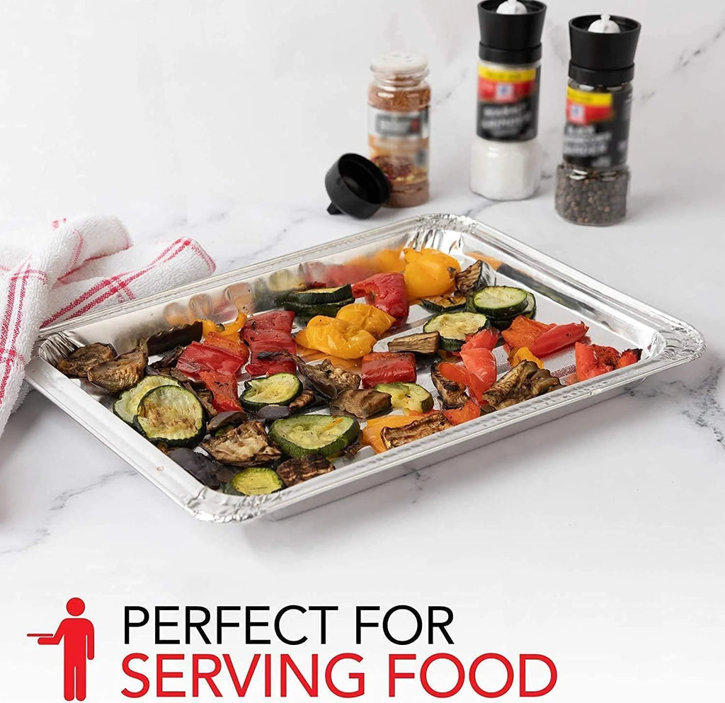 Aluminum Disposable Broiler Pan 100 Qty E1801