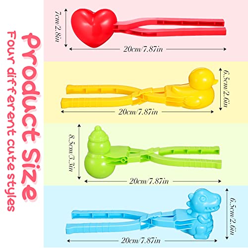 4 Pcs Snowball Maker Clip G18849