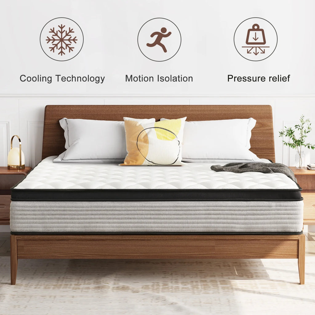 Full Size 12 Innerspring Hybrid Mattress S473