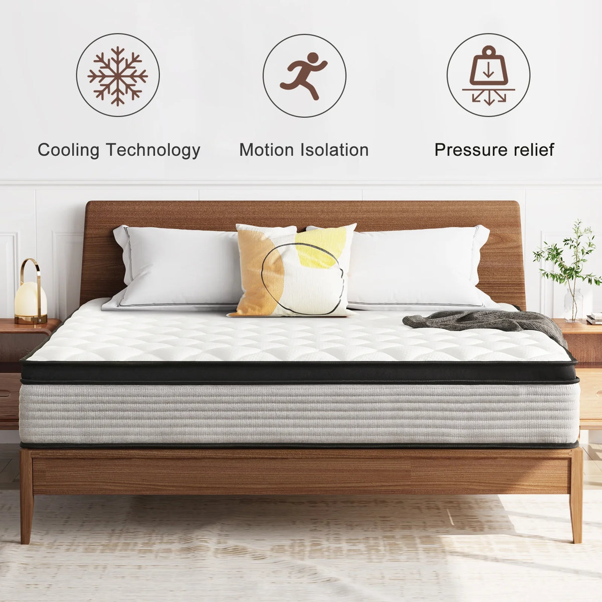 Full Size 12 Innerspring Hybrid Mattress S473