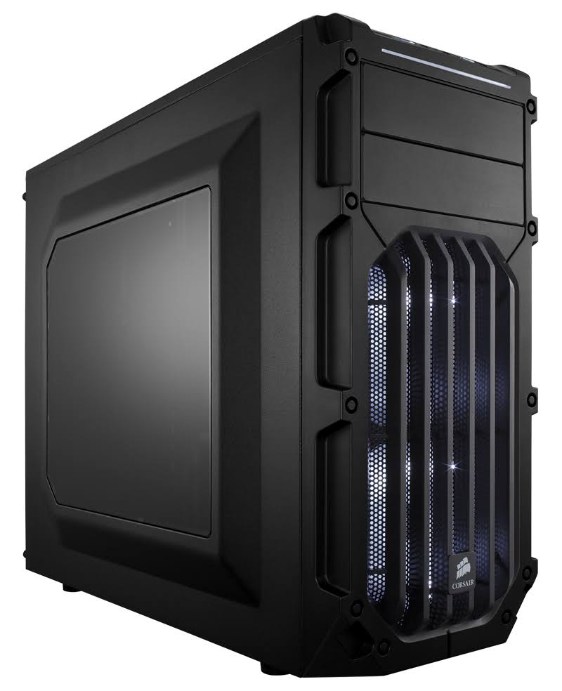 Black Steel ATX Mid Tower Gaming Case Z117