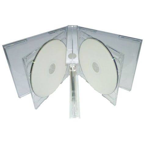 100 Clear 5 Disc CD Jewel Case L8933