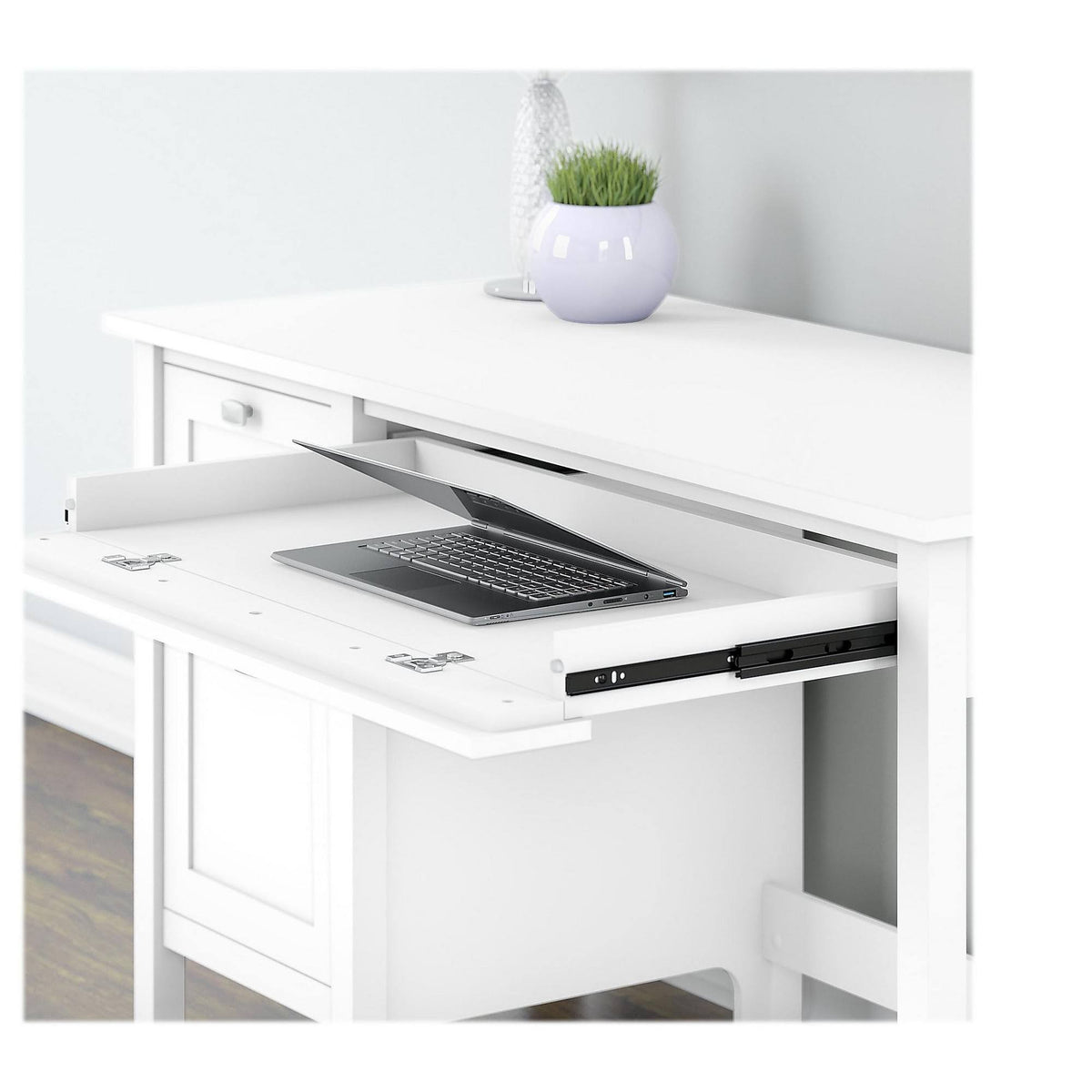 54W Computer Desk with Drawers and File Cabinet V488313