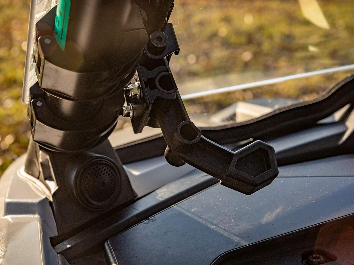 1/4 Polycarbonate Flip UTV Windshield S6898