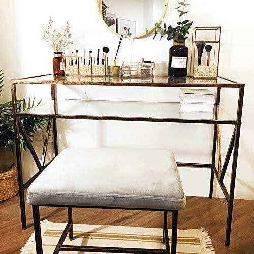 Glass Top Desk Vanity Table L709338