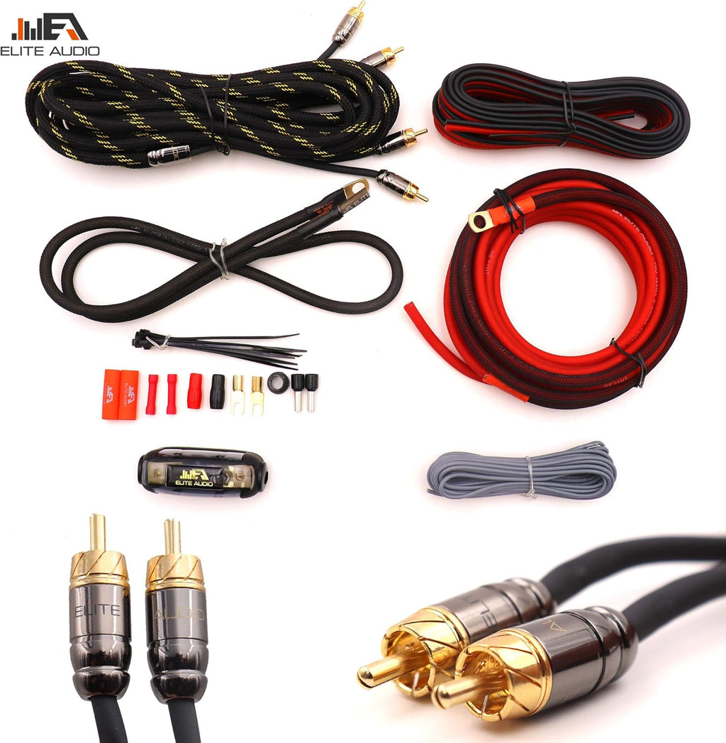 4 Gauge 100% Copper Amplifier Wiring Kit J30843