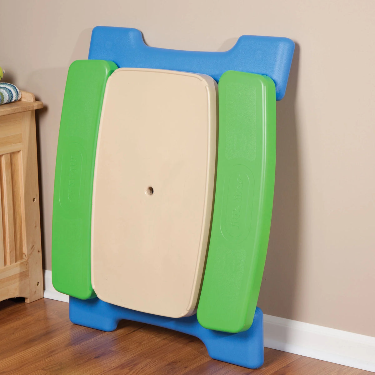 Blue & Green Kids Play Table with Umbrella R7184
