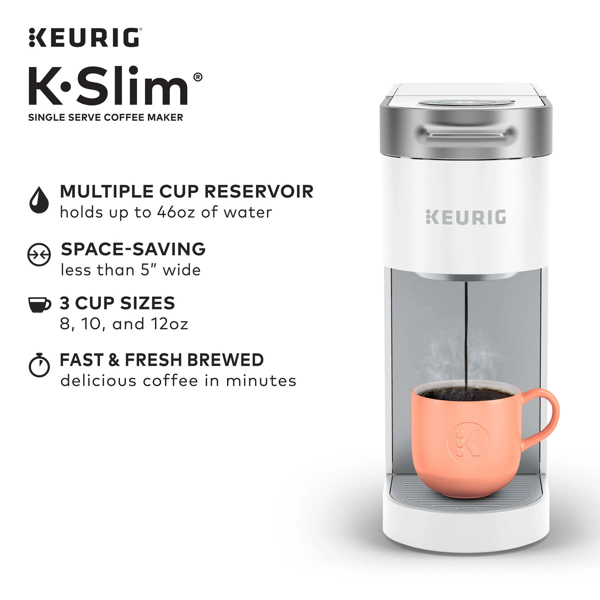 Single-Serve K-Cup Pod Coffee Maker Y55642