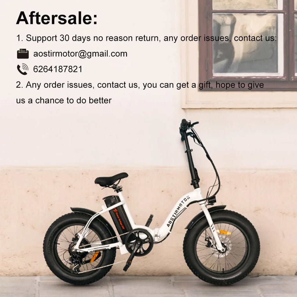 Folding Electric Bike 20 inch Fat Tire 500W 36V 13AH G790605