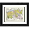 Black Ornate Wood Framed Art Print X735