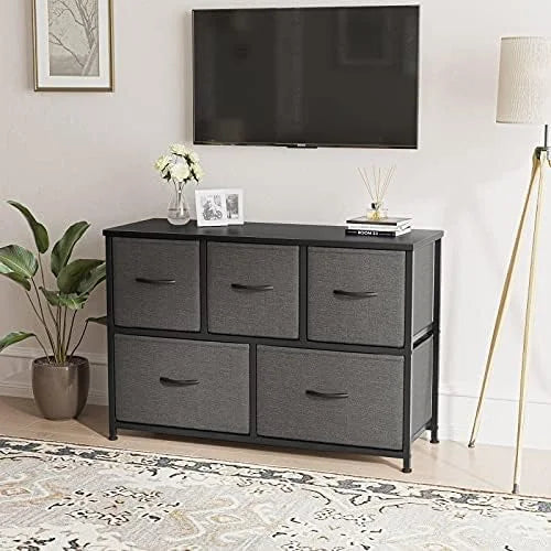 Brown 5 Drawer Dresser Z524698