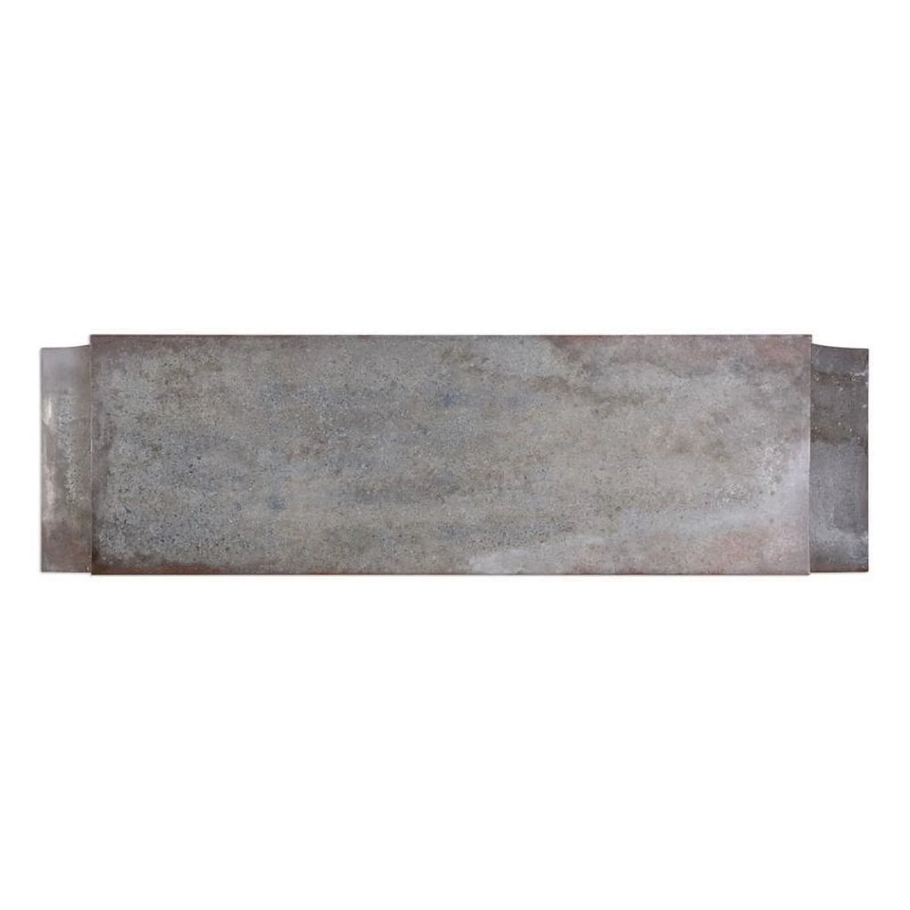 Contemporary Console Table in Stone Gray G7512