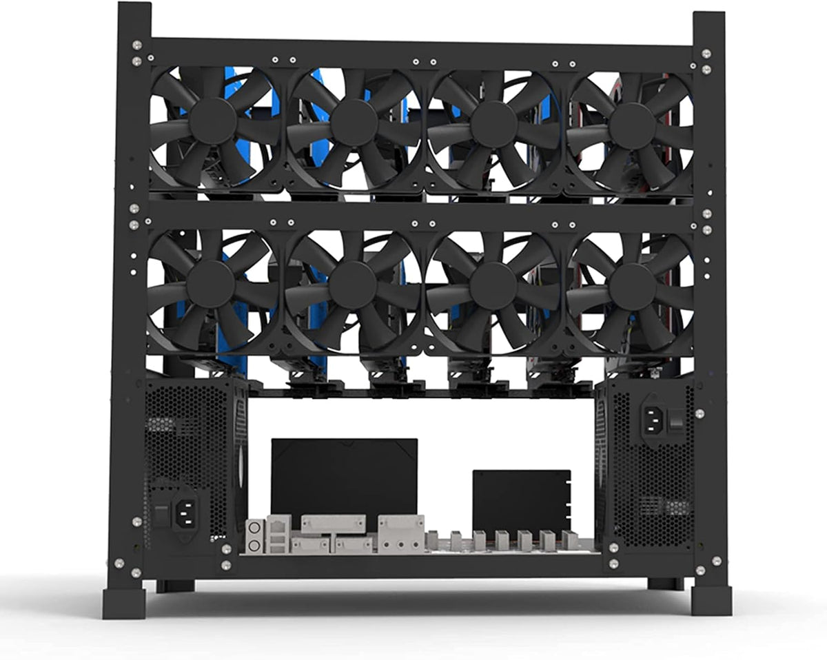 Mining Rig Frame for 12 GPU Open Mining Case Rack Z618310