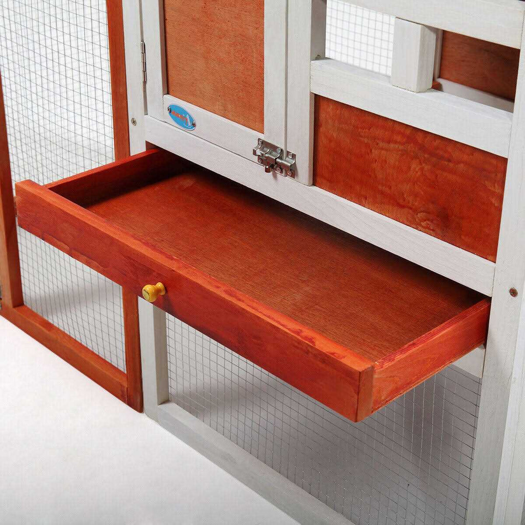 2-Story Wooden Rabbit Hutch I172