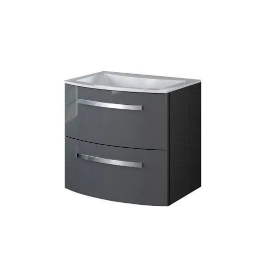 22x22 Glossy Slate Bathroom Vanity G1673