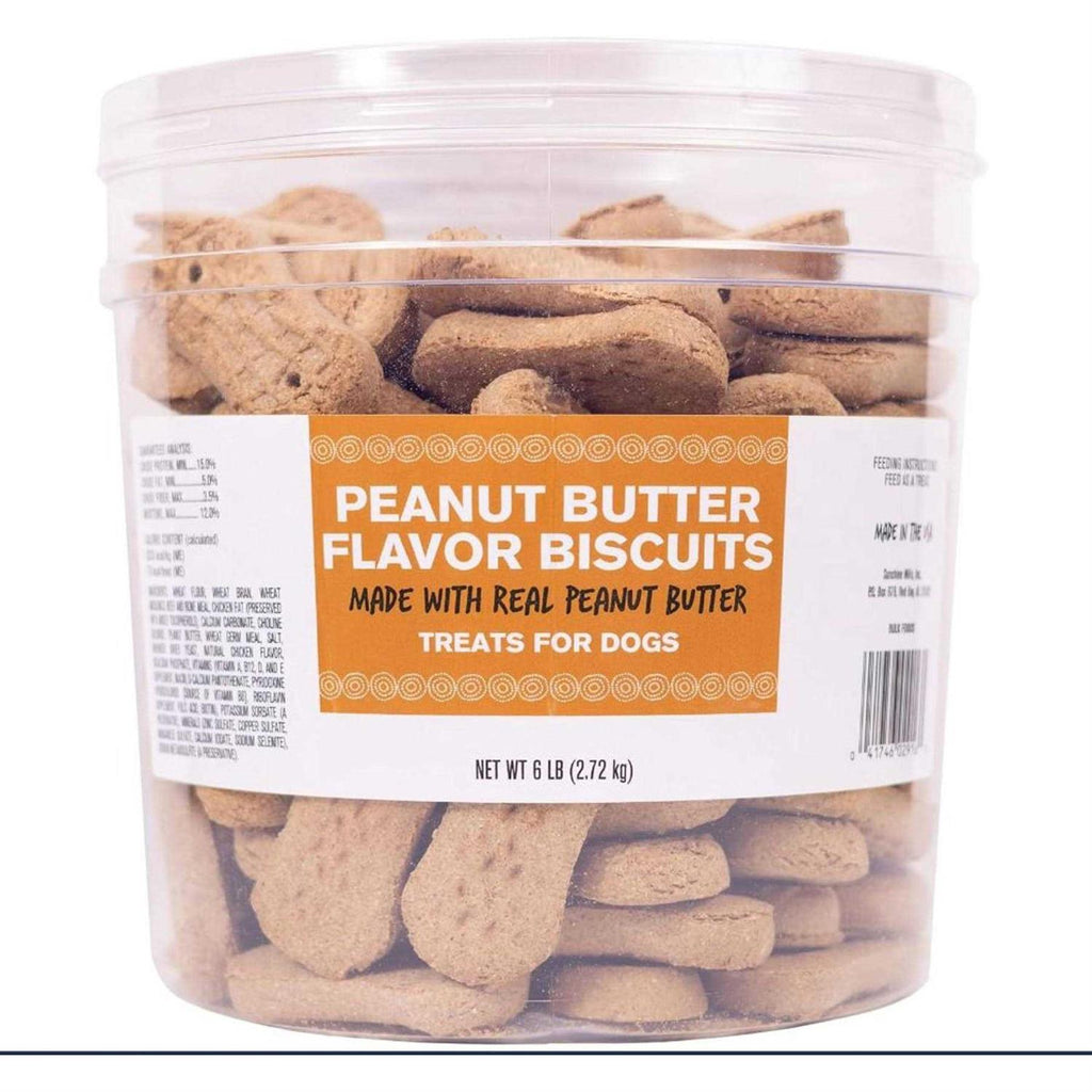 Peanut Butter Flavor Dog Biscuits 6 lb U181
