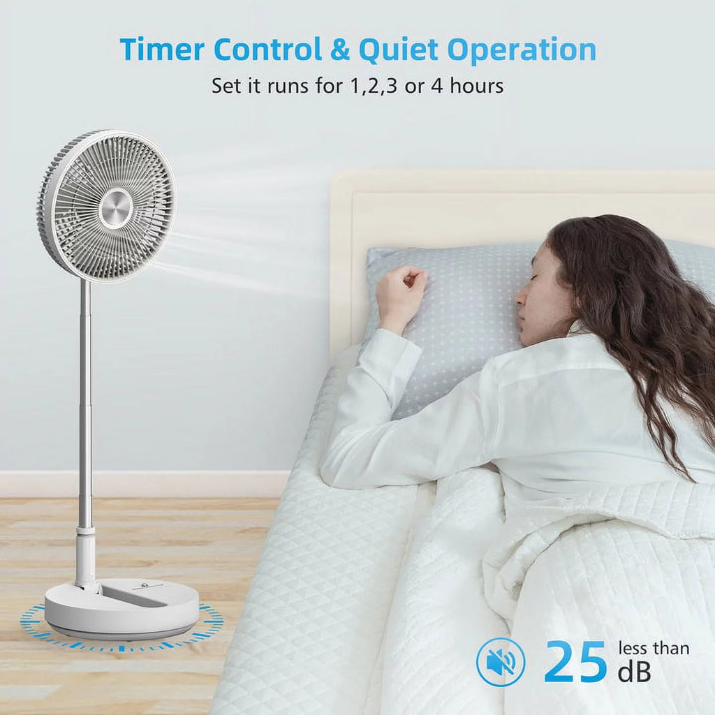 Foldable Portable Adjustable Oscillating Standing Fan P473396