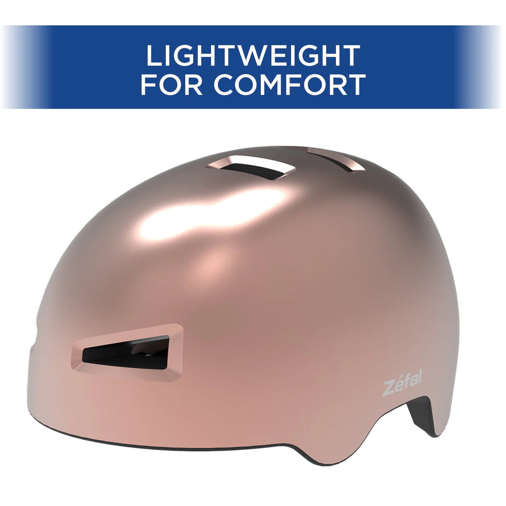Rose Gold Lightweight Adult Bike Helmet F288861