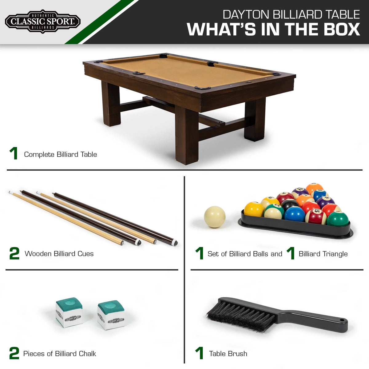 Tan Pool Table T667