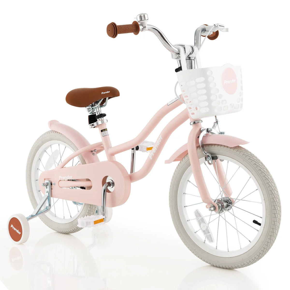 Pink 16'' Kids Bike with Training Wheel J228098