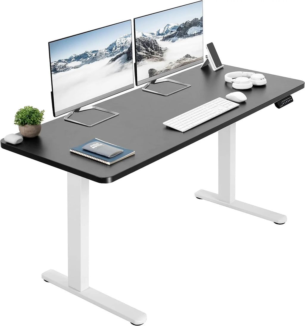 Electric Height Adjustable 60 X 24 Inch Memory Stand Up Desk Y92627