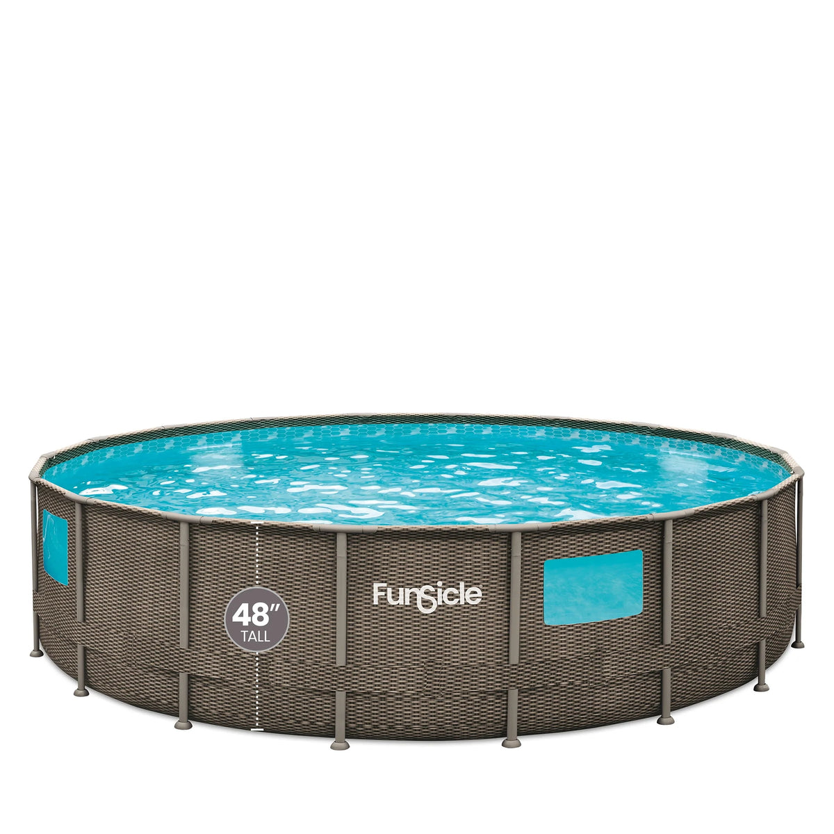 18 ft Round Above Ground Frame Swimming Pool R5916