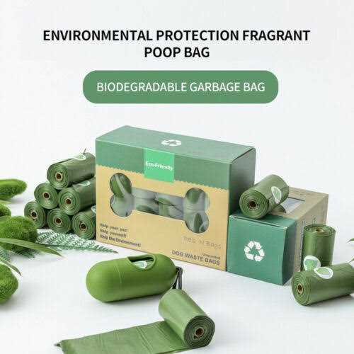 Poop Bags Dog Waste Bags Unscented B7636