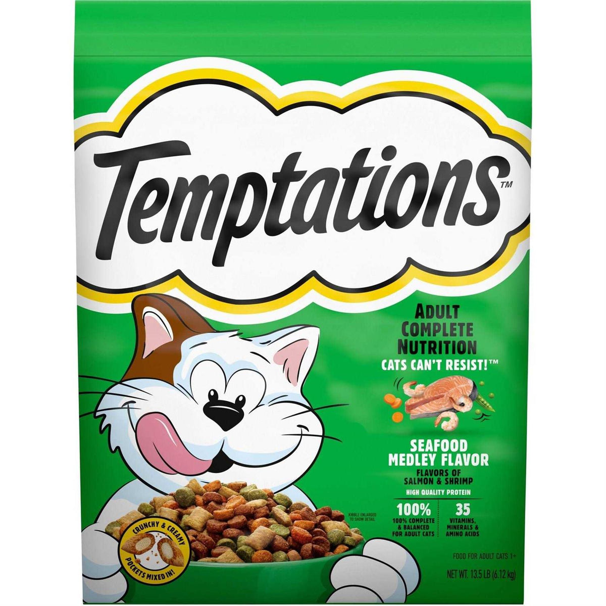 Seafood Medley Flavor Adult Dry Cat Food D243255