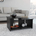 Espresso Coffee Table with Open Storage P895545