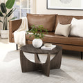 28" Modern Glam Arch-Base Coffee Table T410278