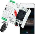 WiFi RF433 Remote Control 2P Dual Power Automatic Transfer Switch 16-100A Din Rail Mounted F62200